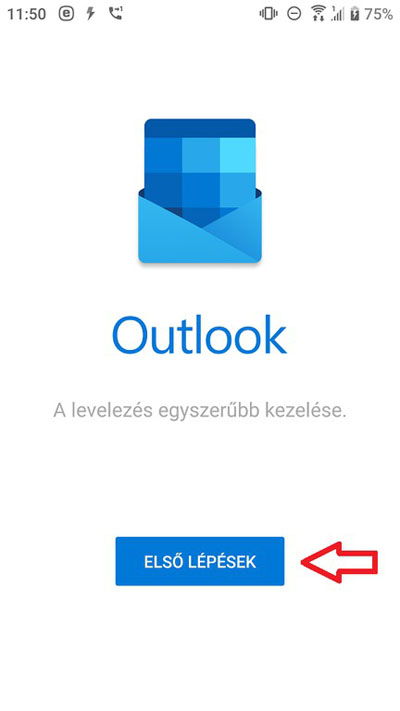Képernyőkép Android Outlook